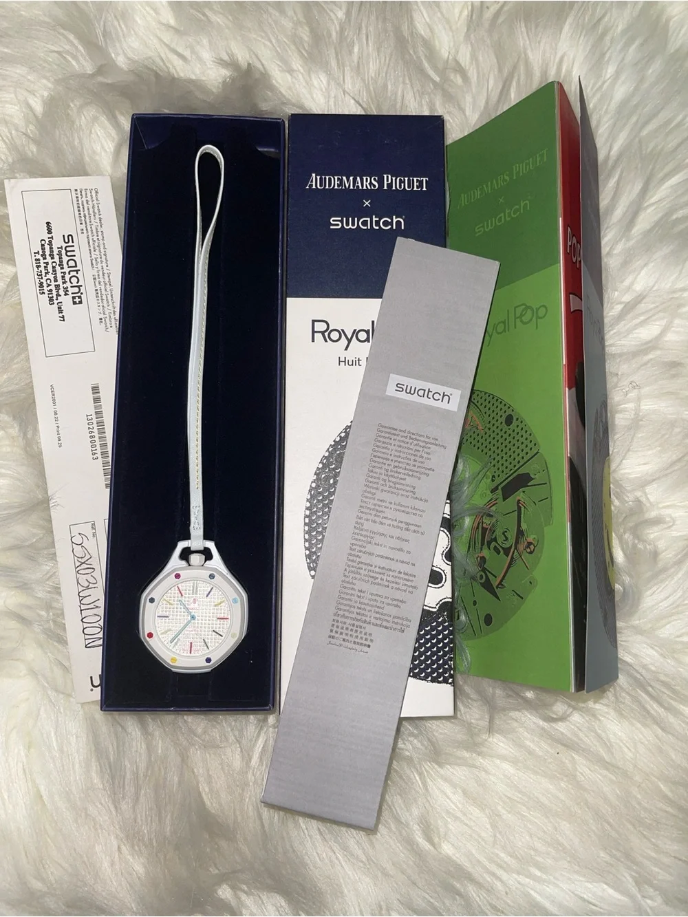Audemars Piguet x Swatch Royal Pop Huit Blanc Watch